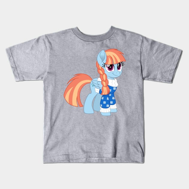 Winter Windy Whistles Kids T-Shirt by CloudyGlow